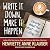 Write It Down, Make It Happen: Knowing What You Want And Getting It!
