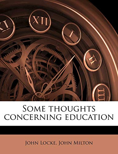 Some thoughts concerning education