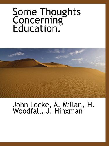 Some Thoughts Concerning Education.