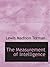 The Measurement of Intelligence