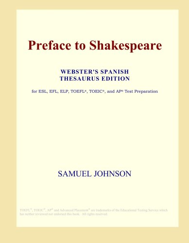 Preface to Shakespeare