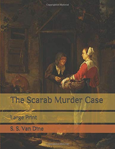 The Scarab Murder Case: Large Print