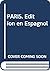 PARIS. Edition en Espagnol