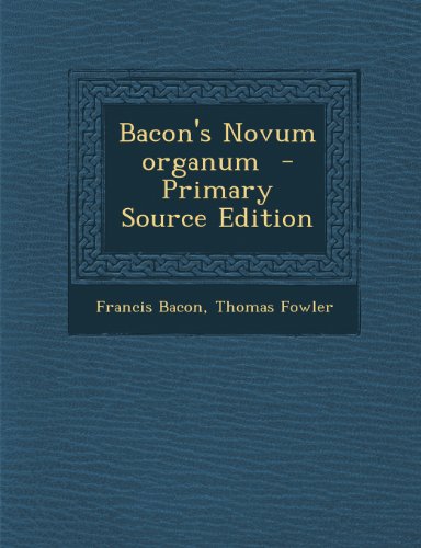Bacon's Novum Organum