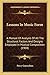 Lessons In Music Form: A Manual Of Analysis Of All The Structural Factors And Designs Employed In Musical Composition (1904)