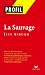 Profil - Anouilh (Jean) : La sauvage: Analyse littéraire de l'oeuvre (Profil (238)) (French Edition)