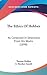 The Ethics Of Hobbes: As Contained In Selections From His Works (1898)
