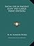 Social Life in Ancient Egypt 1923 (LARGE PRINT EDITION)