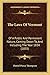 The Laws Of Vermont: Of A Public And Permanent Nature, Coming Down To, And Including The Year 1834 (1835)