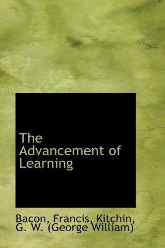 The Advancement of Learning