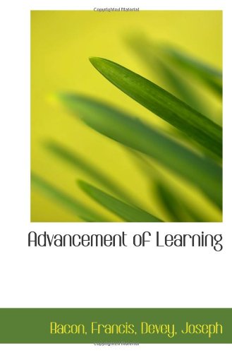 Advancement of Learning