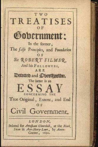 SECOND TREATISE OF GOVERNMENT