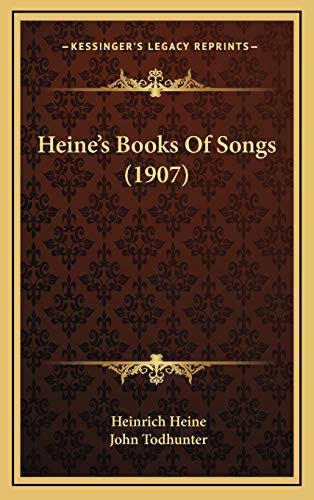 Heine's Books Of Songs