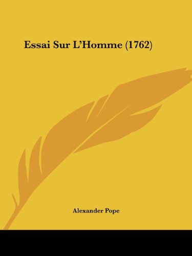Essai Sur L'Homme