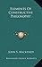 Elements Of Constructive Philosophy