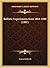 Ballistic Experiments from 1864-1880 (1907)