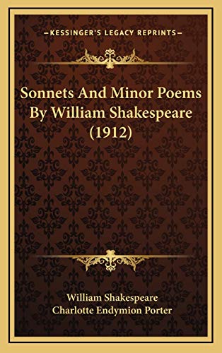 Sonnets And Minor Poems By William Shakespeare