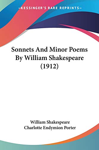 Sonnets And Minor Poems By William Shakespeare
