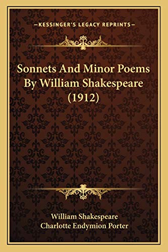 Sonnets And Minor Poems By William Shakespeare