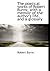 The poetical works of Robert Burns; with a memoir of the author's life, and a glossary