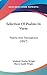 Selection Of Psalms In Verse: Poems And Translations (1867)
