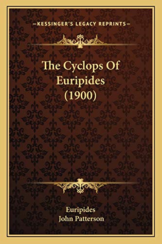 The Cyclops Of Euripides