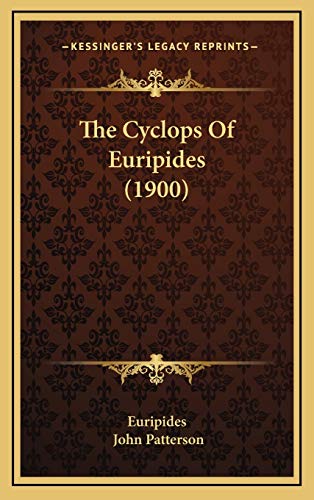 The Cyclops Of Euripides