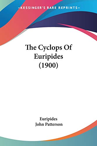 The Cyclops Of Euripides