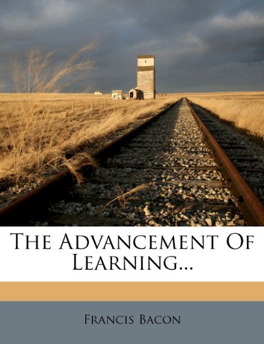 The Advancement Of Learning...