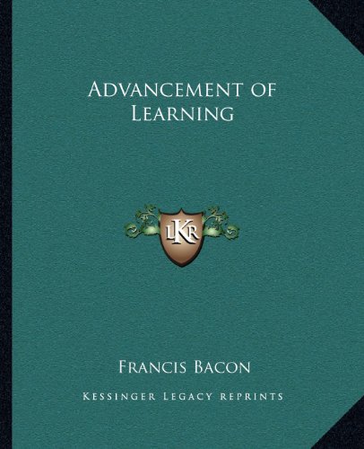 Advancement of Learning