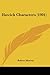 Hawick Characters (1901)