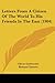 Letters From A Citizen Of The World To His Friends In The East (1904)