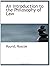 An Introduction to the Philosophy of Law