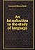 An introduction to the study of language