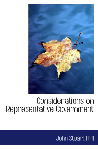 Considerations on Representative Government