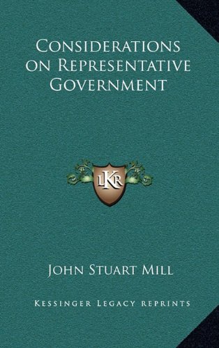 Considerations on Representative Government