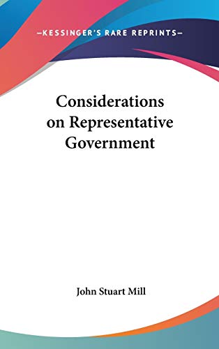 Considerations on Representative Government