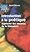 Introduction à la poétique : Approche des théories de la littérature