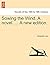 Sowing the Wind. a Novel. ... a New Edition.