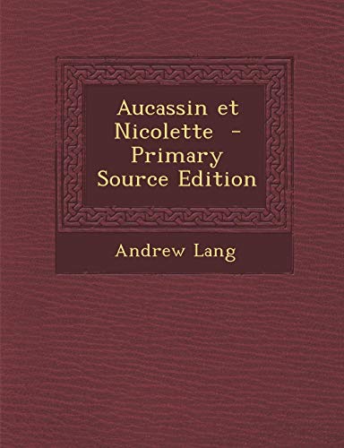 Aucassin et Nicolette