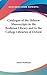 Catalogue of the Hebrew Manuscripts in the Bodleian Library and in the College Libraries of Oxford