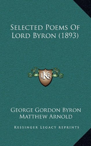 Selected Poems of Lord Byron