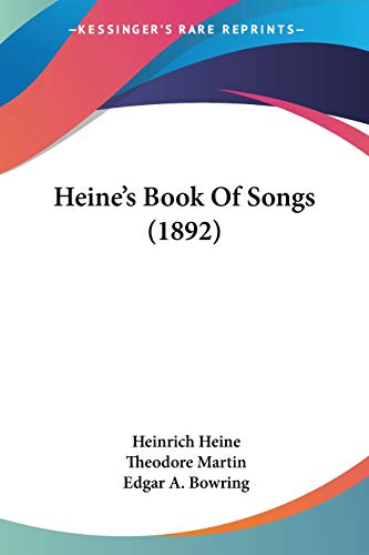 Heine's Book Of Songs