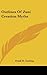 Outlines Of Zuni Creation Myths