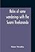 Notes Of Some Wanderings With The Swami Vivekananda
