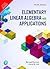 Elementary linear algebra with application