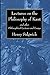 Lectures on the Philosophy of Kant: and other Philosophical Lectures and Essays