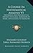 A Course In Mathematical Analysis V1: Derivatives And Differentials, Definite Integrals, Expansion In Series, Applications To Geometry
