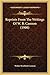 Reprints From The Writings Of W. B. Cannon (1900)