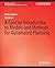 A Concise Introduction to Models and Methods for Automated Planning (Synthesis Lectures on Artificial Intelligence and Machine Learning)